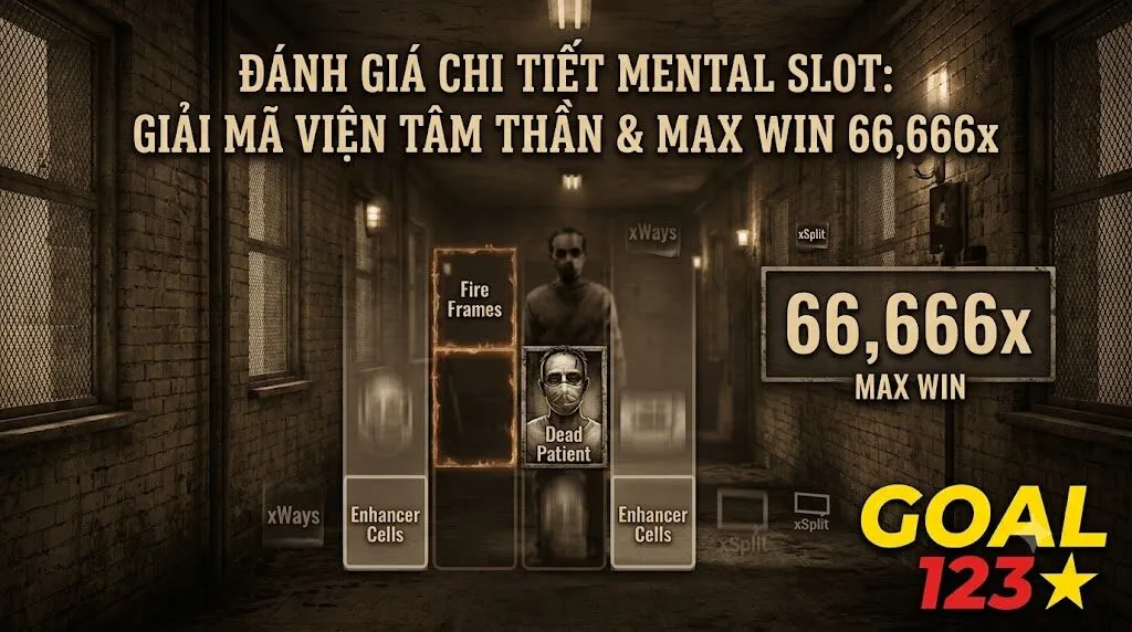 Đánh giá chi tiết game nổ hũ Mental Slot của Nolimit City với cơ hội trúng Max Win 66,666x tại nhà cái Goal123.